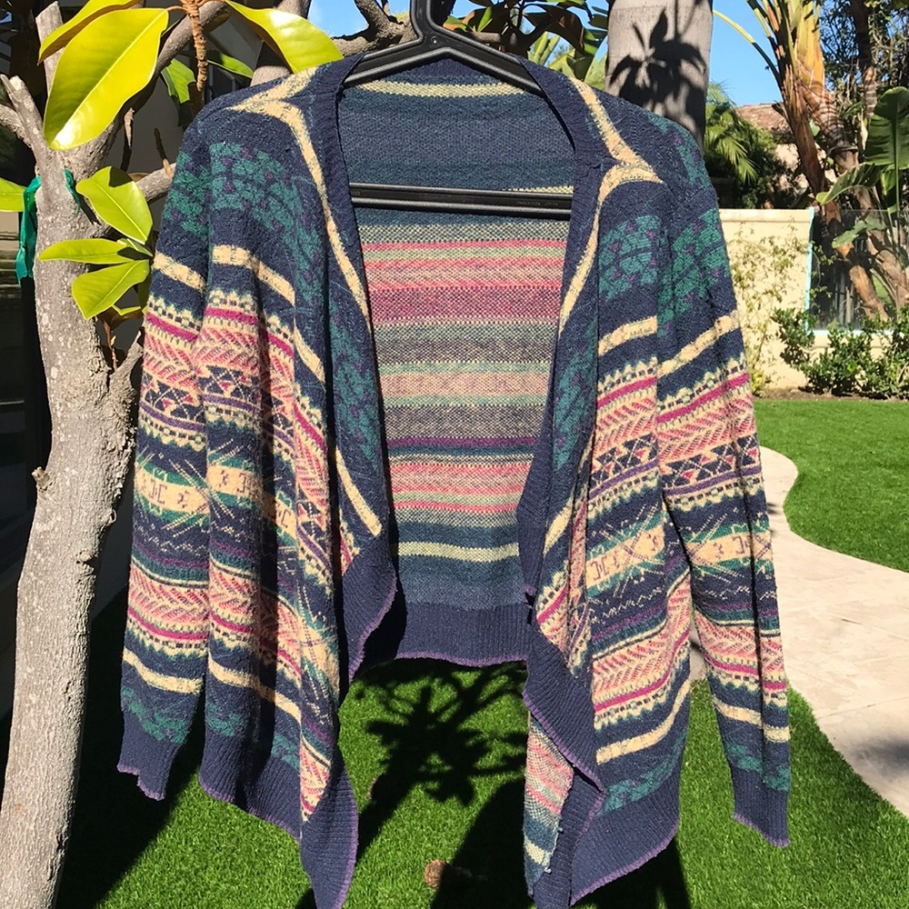 Bohemian cardigan sweater
